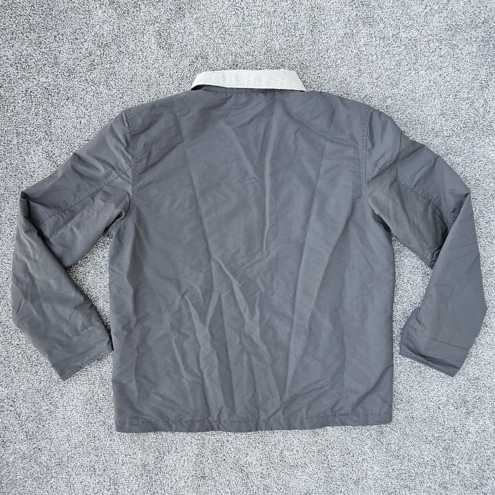 Helly Hansen Meyer Insulated Jacket Gray Green Zip Up Coat Men's Size XXL 2XL